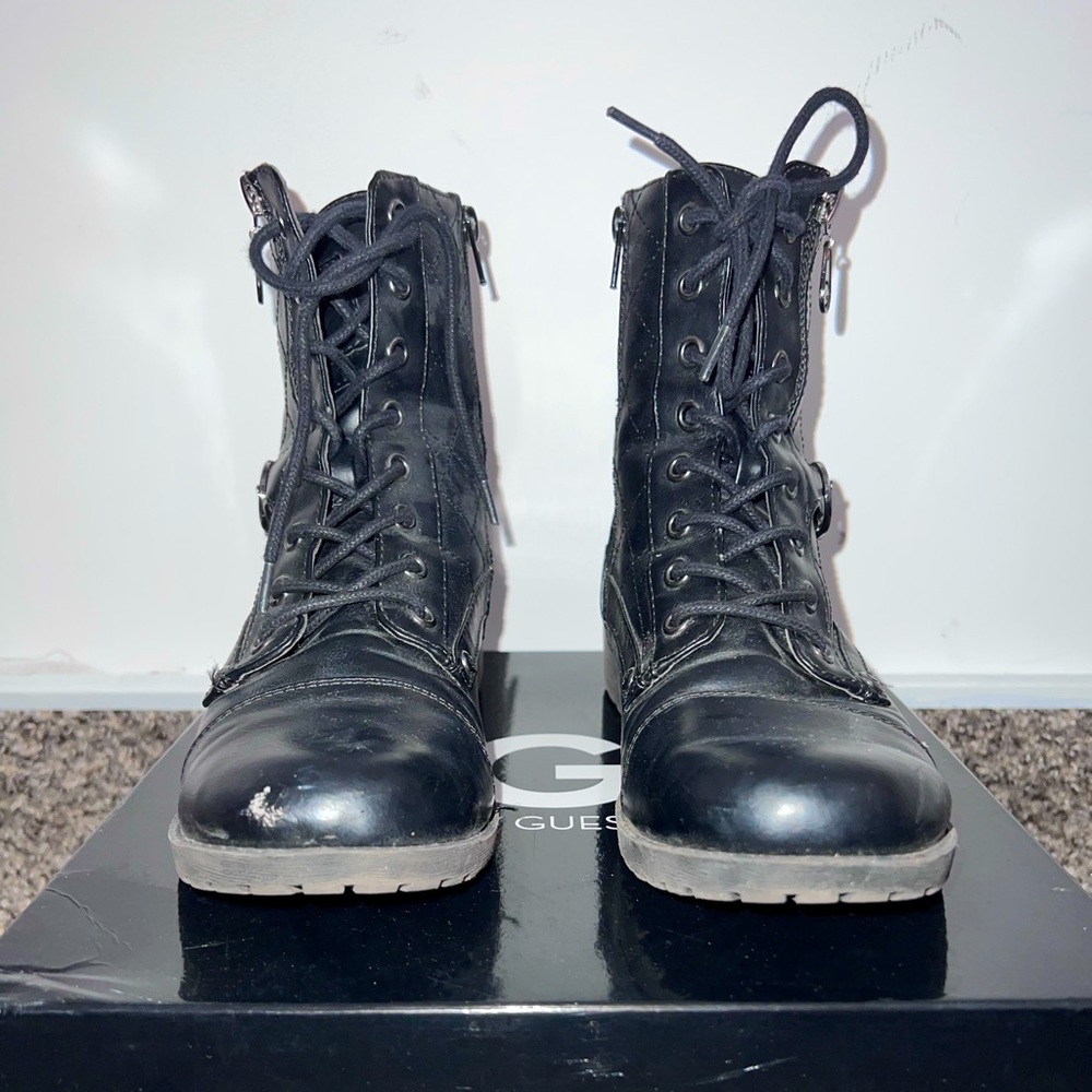 GUESS Factory ggbrittian styled Boots Black